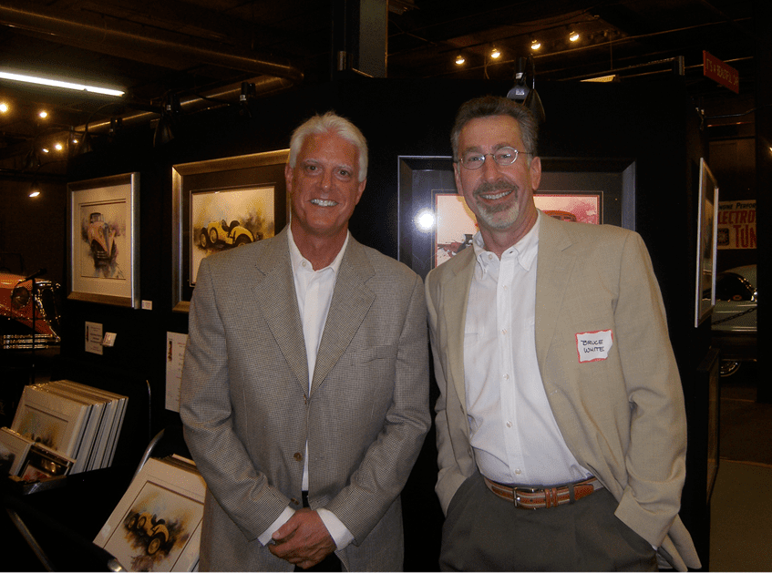 Bruce White artist at the Forney